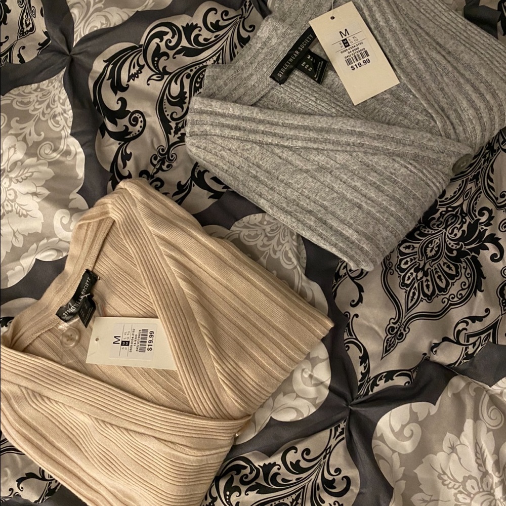 BUNDLE Two Charlotte Russe Sweater Crop Tops